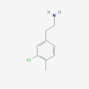 molecular formula C9H12ClN B15320947 2-(3-Chloro-4-methylphenyl)ethan-1-amine 