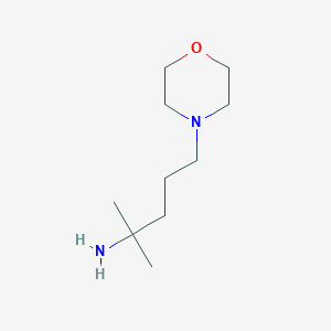 2-Methyl-5-morpholinopentan-2-amine