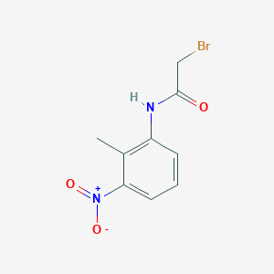 molecular formula C9H9BrN2O3 B1532098 2-溴-N-(2-甲基-3-硝基苯基)乙酰胺 CAS No. 1138445-67-6