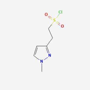 2-(1-methyl-1H-pyrazol-3-yl)ethane-1-sulfonyl chloride