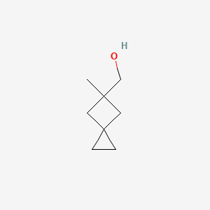 molecular formula C8H14O B15321029 {5-Methylspiro[2.3]hexan-5-yl}methanol 