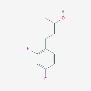 molecular formula C10H12F2O B15321049 4-(2,4-Difluorophenyl)butan-2-ol 