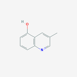 molecular formula C10H9NO B1532108 3-甲基喹啉-5-醇 CAS No. 420786-82-9
