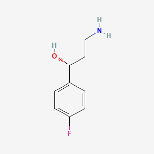 (R)-3-Amino-1-(4-fluorophenyl)propan-1-ol