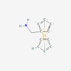 {1-Ferra-1,1'-spirobi[pentacyclo[2.2.0.0^{1,3}.0^{1,5}.0^{2,6}]hexane]-2,2',4,4'-tetraen-6-yl}methanamine