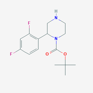 Tert-butyl 2-(2,4-difluorophenyl)piperazine-1-carboxylate