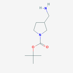 molecular formula C10H20N2O2 B153212 叔丁基 3-(氨基甲基)吡咯烷-1-羧酸酯 CAS No. 270912-72-6
