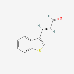 (E)-3-(Benzo[b]thiophen-3-yl)acrylaldehyde