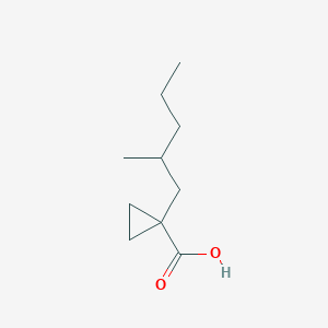 1-(2-Methylpentyl)cyclopropane-1-carboxylic acid