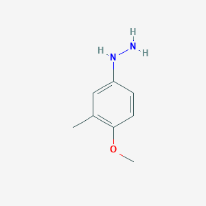 molecular formula C8H12N2O B15321238 (4-Methoxy-3-methylphenyl)hydrazine 