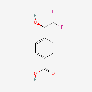 4-[(1R)-2,2-difluoro-1-hydroxyethyl]benzoicacid