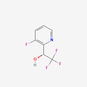 (1R)-2,2,2-trifluoro-1-(3-fluoropyridin-2-yl)ethan-1-ol