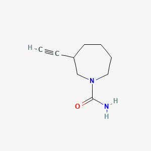 3-Ethynylazepane-1-carboxamide