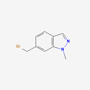 molecular formula C9H9BrN2 B1532132 6-(溴甲基)-1-甲基-1H-吲唑 CAS No. 1092961-01-7