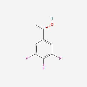 molecular formula C8H7F3O B15321352 (alphaS)-3,4,5-Trifluoro-alpha-methylbenzenemethanol 