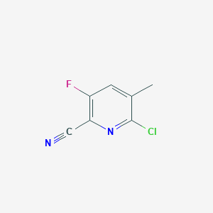 6-Chloro-3-fluoro-5-methylpyridine-2-carbonitrile