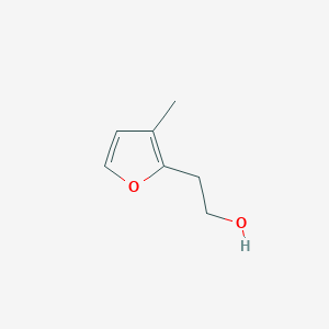 molecular formula C7H10O2 B15321408 2-Furanethanol, 3-methyl- 