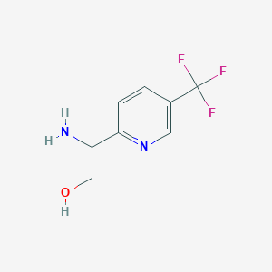 2-Amino-2-[5-(trifluoromethyl)pyridin-2-yl]ethan-1-ol