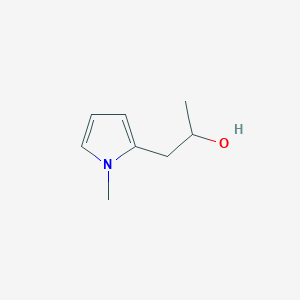 molecular formula C8H13NO B15321428 1-(1-Methyl-1h-pyrrol-2-yl)propan-2-ol 