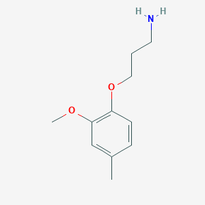 3-(2-Methoxy-4-methylphenoxy)propan-1-amine