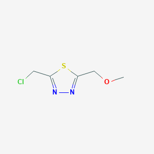 2-(Chloromethyl)-5-(methoxymethyl)-1,3,4-thiadiazole