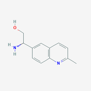 (s)-2-Amino-2-(2-methylquinolin-6-yl)ethan-1-ol