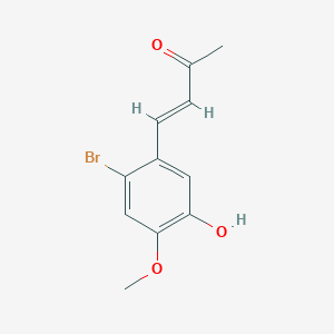 4-(2-Bromo-5-hydroxy-4-methoxyphenyl)but-3-en-2-one