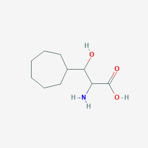 2-Amino-3-cycloheptyl-3-hydroxypropanoic acid