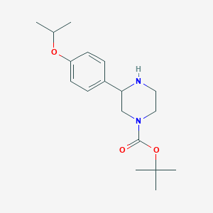 Tert-butyl 3-(4-isopropoxyphenyl)piperazine-1-carboxylate