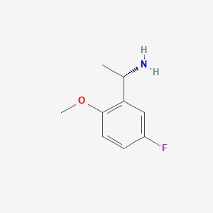 (1S)-1-(5-fluoro-2-methoxyphenyl)ethan-1-amine