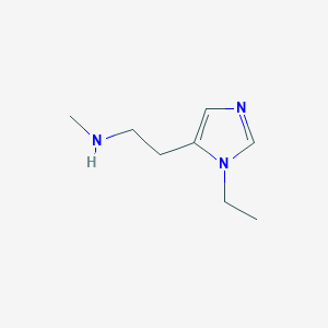 2-(1-Ethyl-1h-imidazol-5-yl)-N-methylethan-1-amine