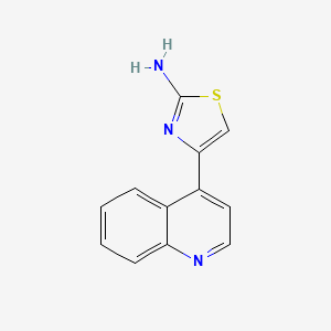 4-Quinolin-4-yl-thiazol-2-ylamine