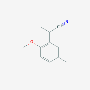 2-(2-Methoxy-5-methylphenyl)propanenitrile