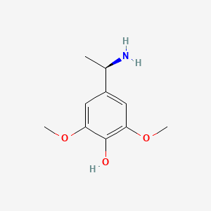 4-[(1R)-1-aminoethyl]-2,6-dimethoxyphenol