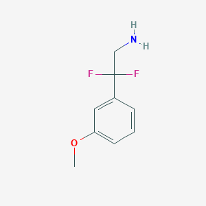 2,2-Difluoro-2-(3-methoxyphenyl)ethanamine