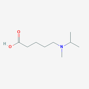 molecular formula C9H19NO2 B15321710 5-(Isopropyl(methyl)amino)pentanoic acid 