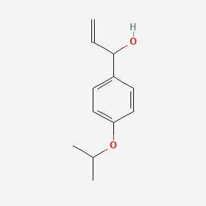 molecular formula C12H16O2 B15321771 1-(4-Isopropoxyphenyl)prop-2-en-1-ol 