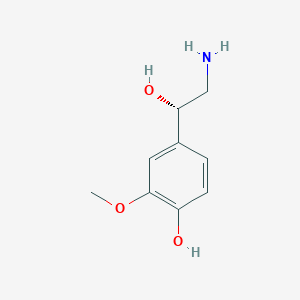 4-[(1S)-2-amino-1-hydroxyethyl]-2-methoxyphenol