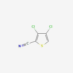 molecular formula C5HCl2NS B15321810 3,4-Dichlorothiophene-2-carbonitrile 