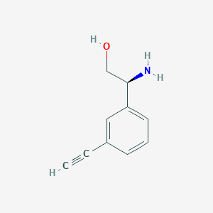 (s)-2-Amino-2-(3-ethynylphenyl)ethan-1-ol