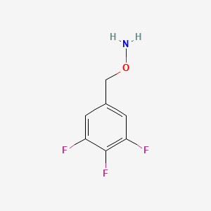 molecular formula C7H6F3NO B15321834 O-(3,4,5-Trifluorobenzyl)hydroxylamine 