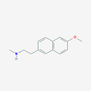 molecular formula C14H17NO B15321848 [2-(6-Methoxynaphthalen-2-yl)ethyl](methyl)amine 