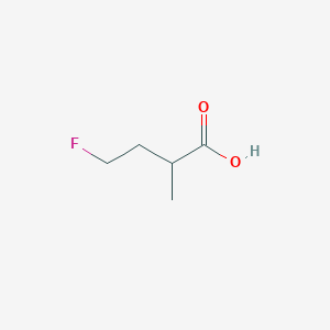 molecular formula C5H9FO2 B15321861 4-Fluoro-2-methylbutanoic acid 