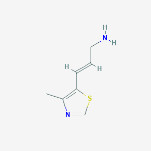 3-(4-Methylthiazol-5-yl)prop-2-en-1-amine