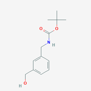 B153219 tert-Butyl 3-(hydroxymethyl)benzylcarbamate CAS No. 226070-69-5