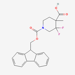 1-{[(9H-fluoren-9-yl)methoxy]carbonyl}-3,3-difluoro-4-methylpiperidine-4-carboxylicacid