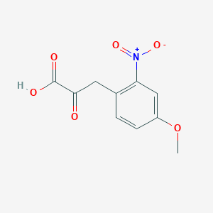 3-(4-Methoxy-2-nitrophenyl)-2-oxopropanoic acid