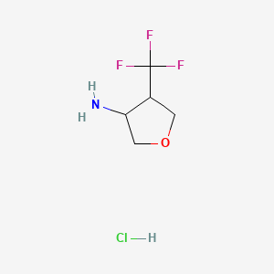 4-(Trifluoromethyl)oxolan-3-aminehydrochloride