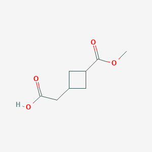 2-[3-(methoxycarbonyl)cyclobutyl]aceticacid,Mixtureofdiastereomers