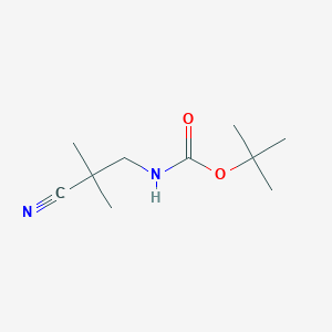 Tert-butyl 2-cyano-2-methylpropylcarbamate